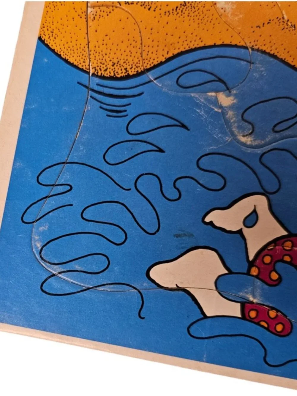 1973 At The Beach Frame-Tray jigsaw Puzzle